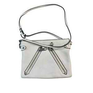 Rebecca Minkoff  White Leather Crossbody Bag